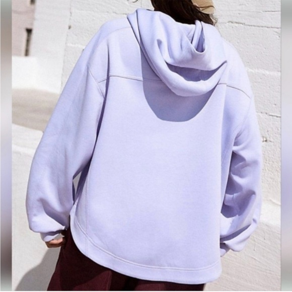 NWOT! Free People movement pick up the pace Hooded Sweatshirt in lavender frost.